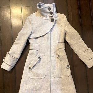 Soia and Kyo Wool Trench Length Coat - Size XS